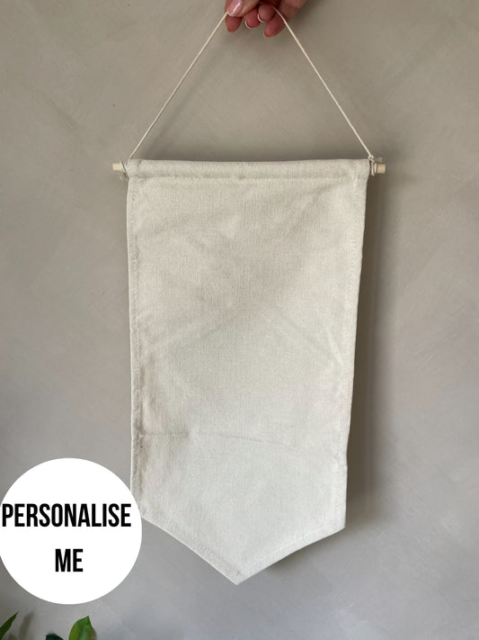 personalised wall hanging