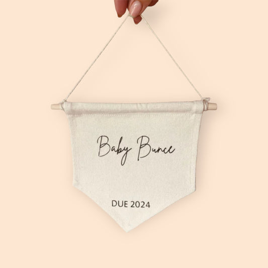 new baby announcement banner
