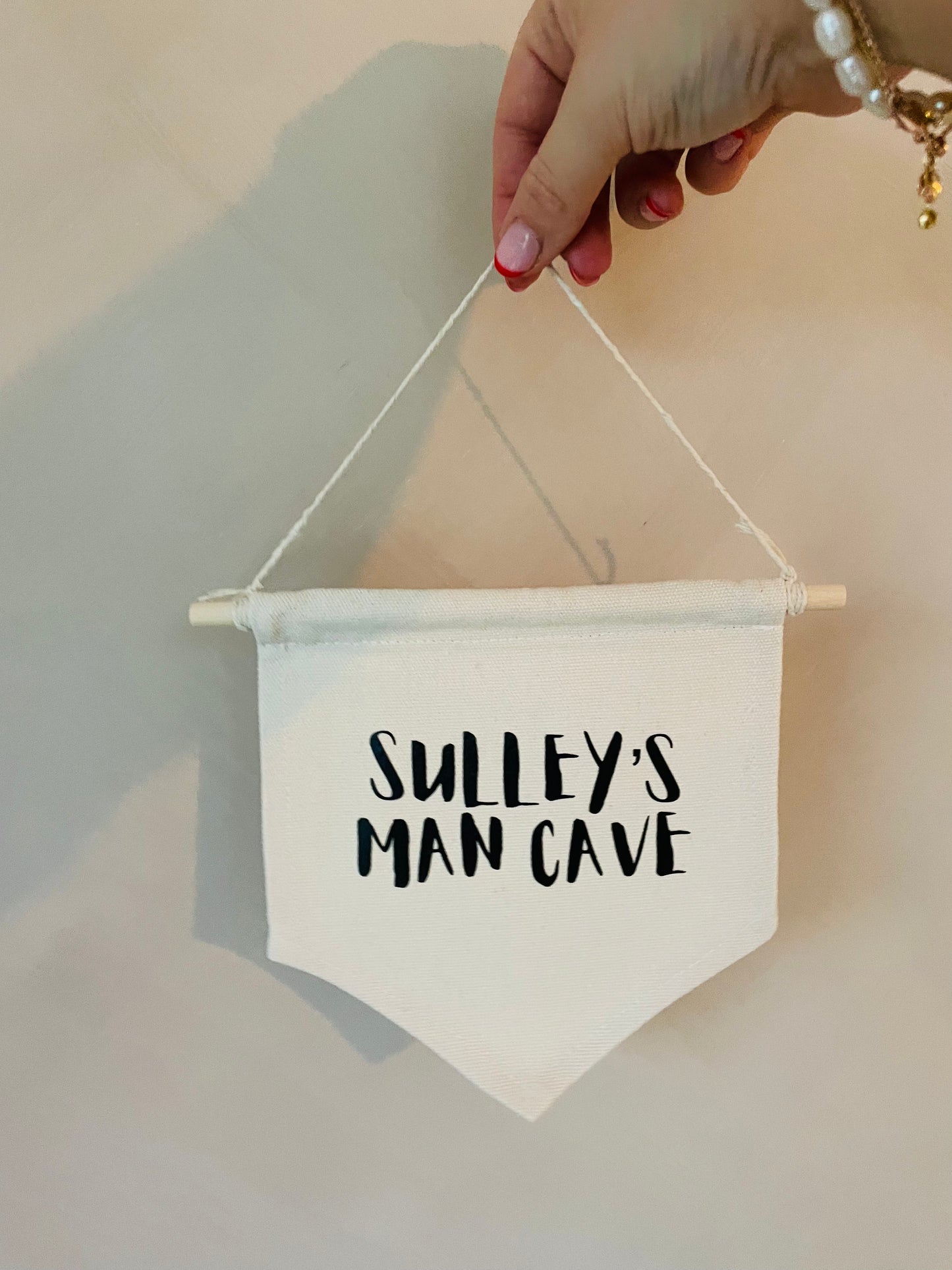 personalised wall hanging
