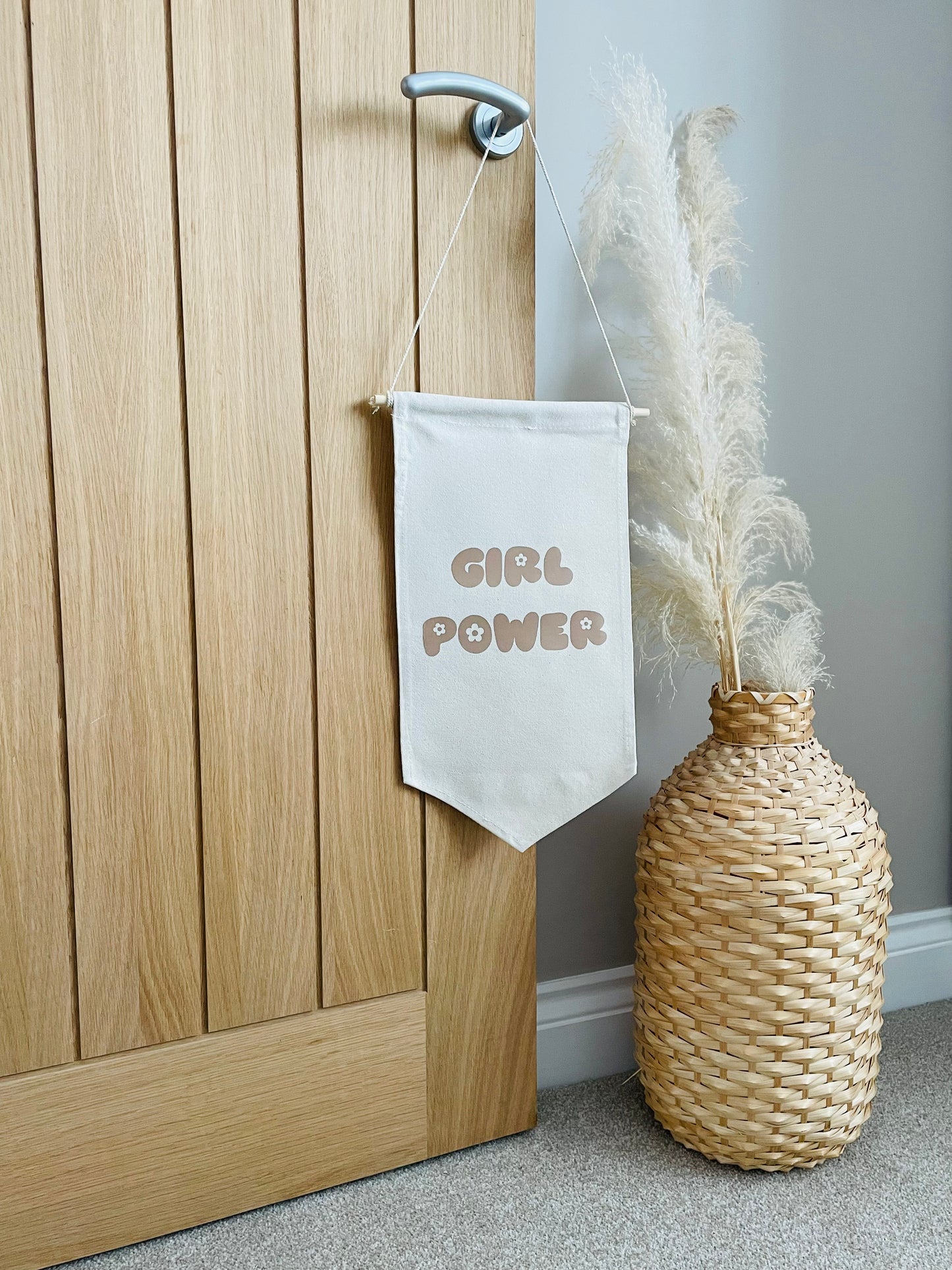 girl power wall hanging