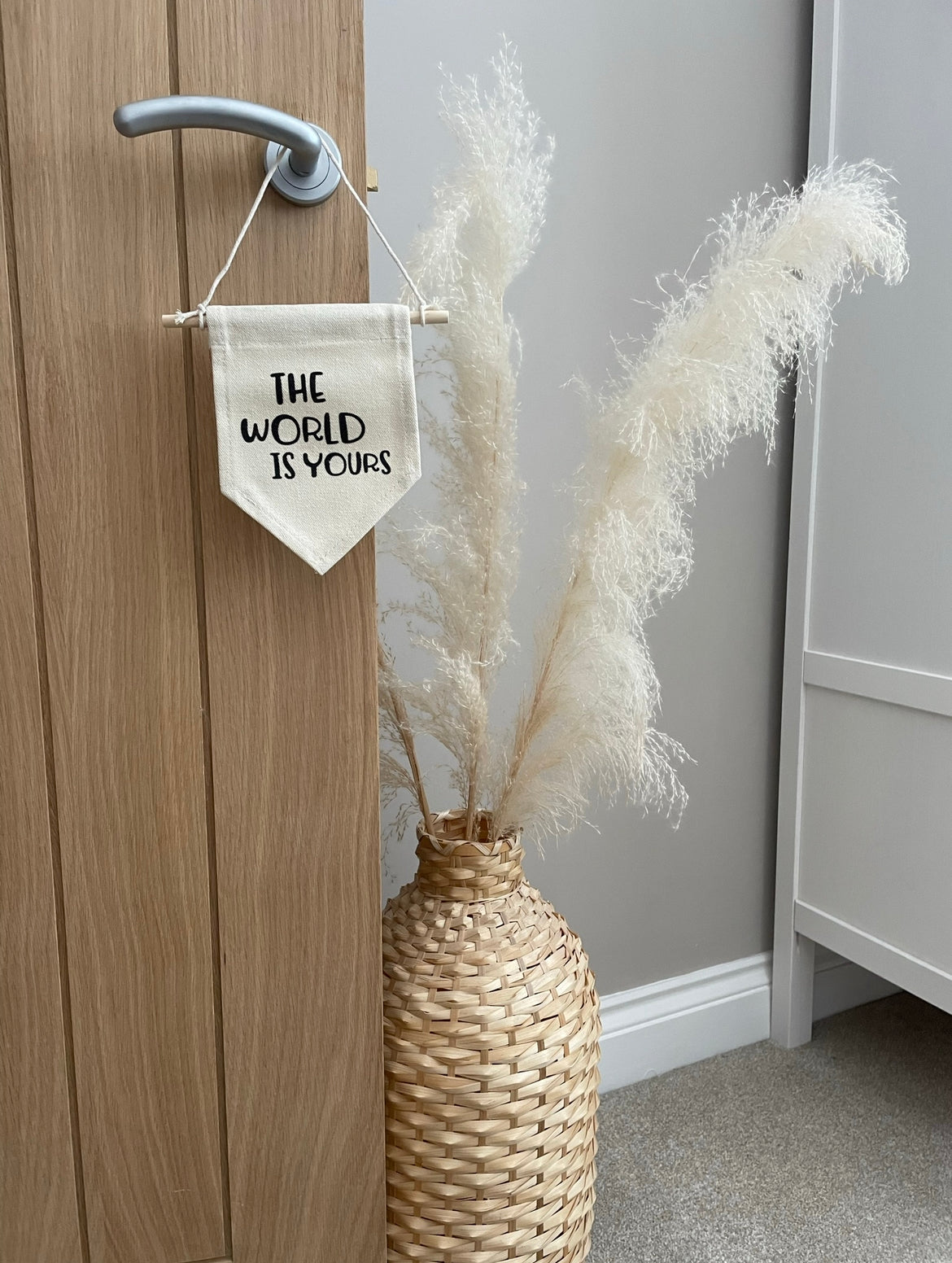 the world is yours wall hanging